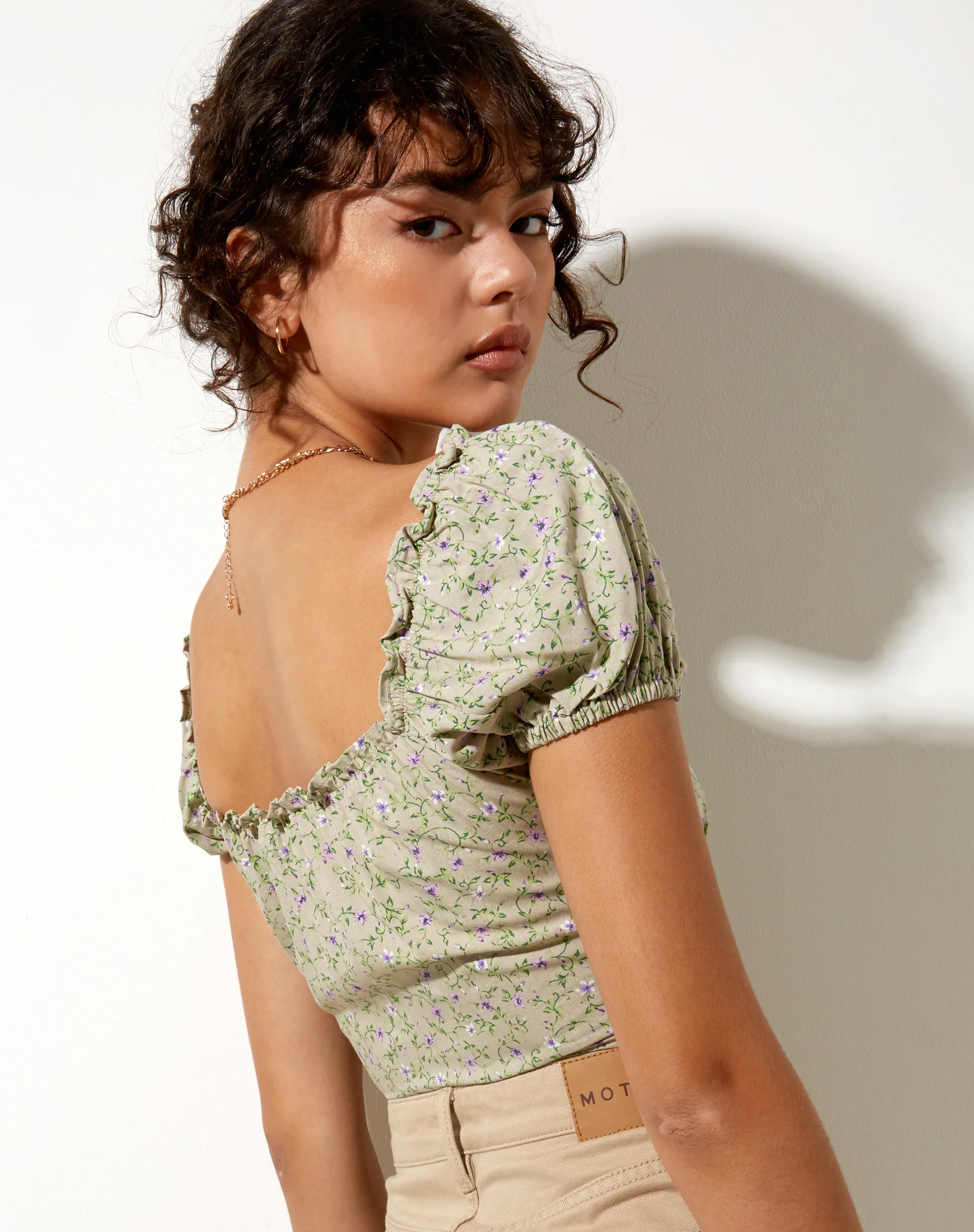 Ribei Top in Parma Violet - Awmao