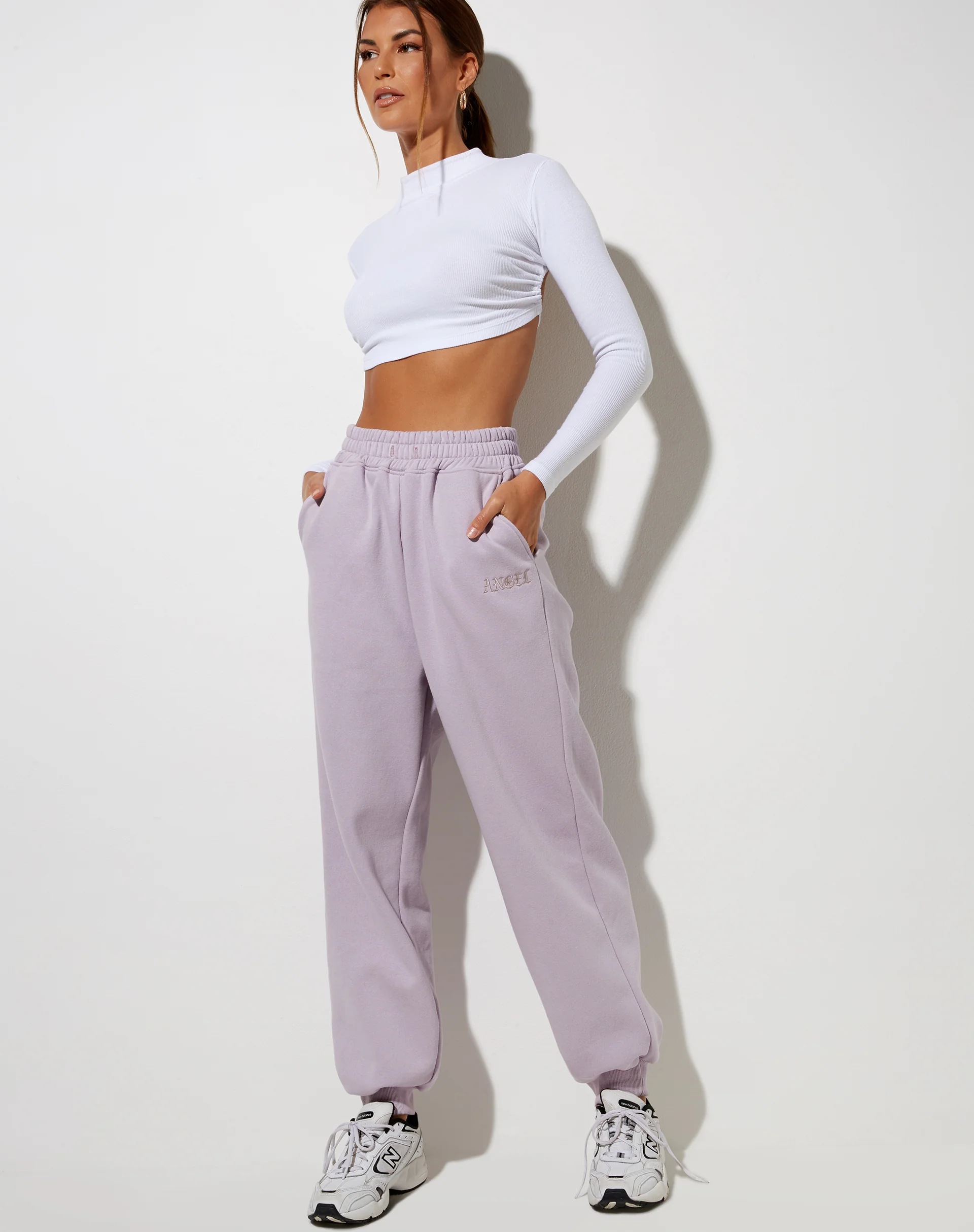 Roider Jogger in Violet 'Angel' Embro - Awmao