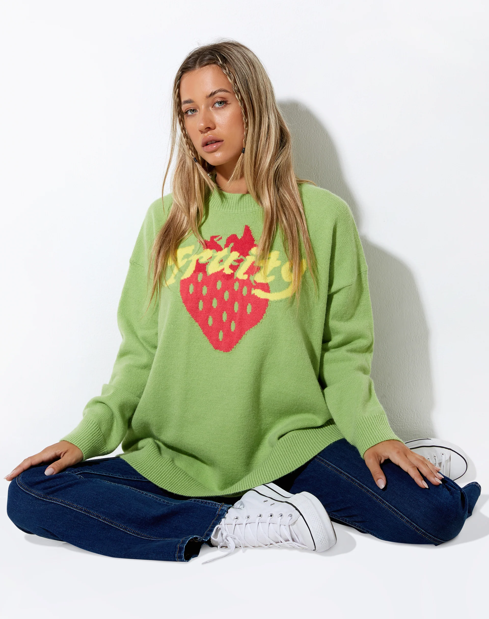 Lulees Jumper in Lime Fruity - Awmao