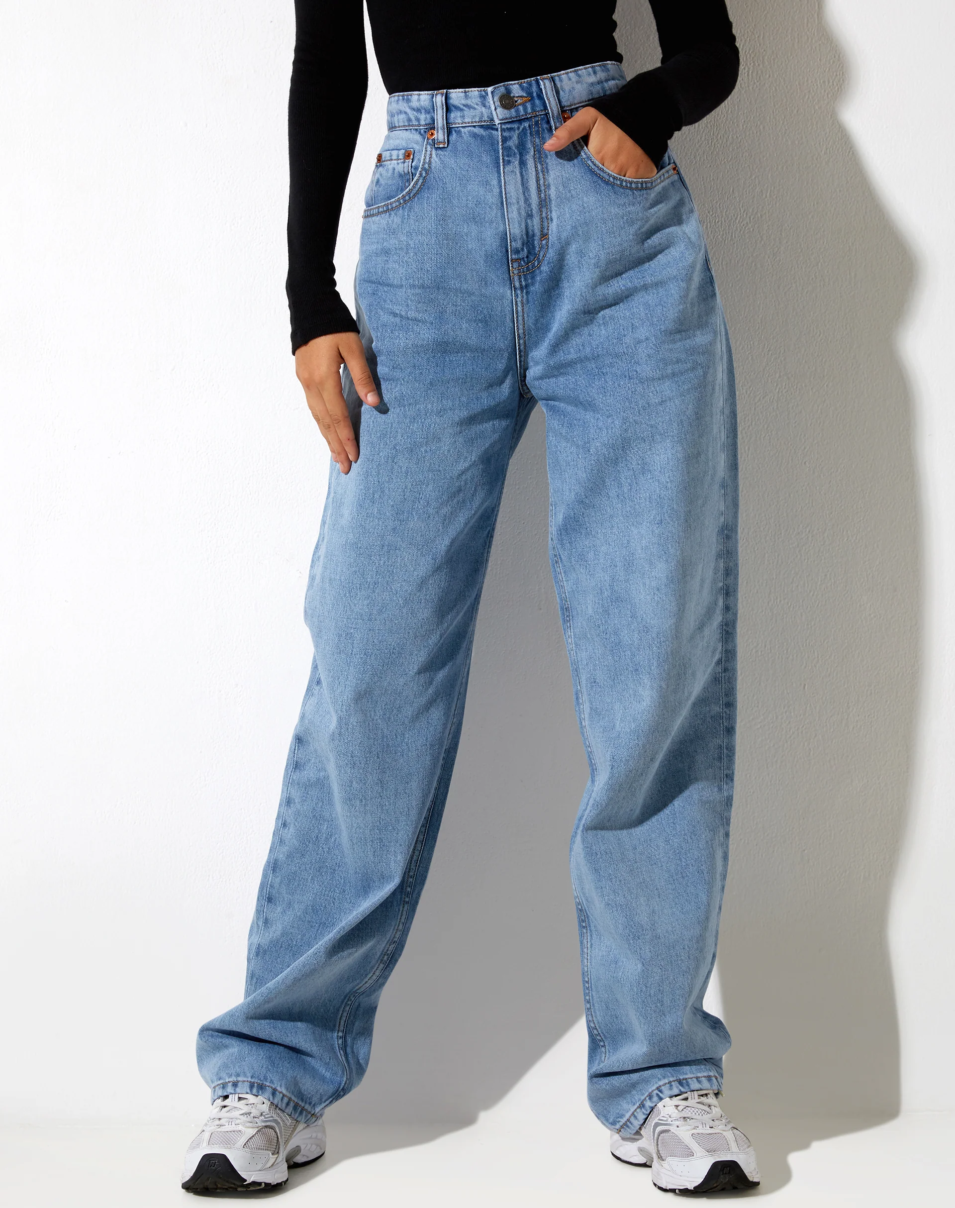 Parallel Jeans in Tonal Light Wash Blue - Awmao