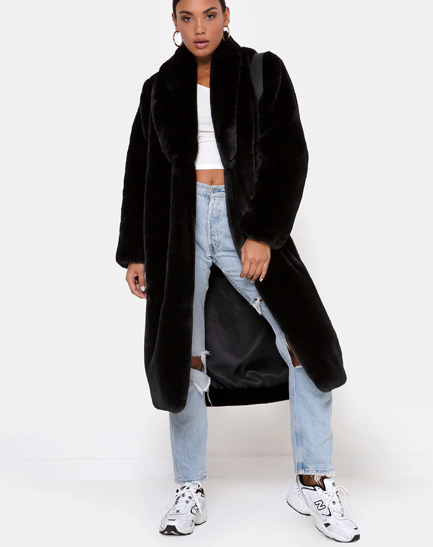 Terence Coat in Black - Awmao