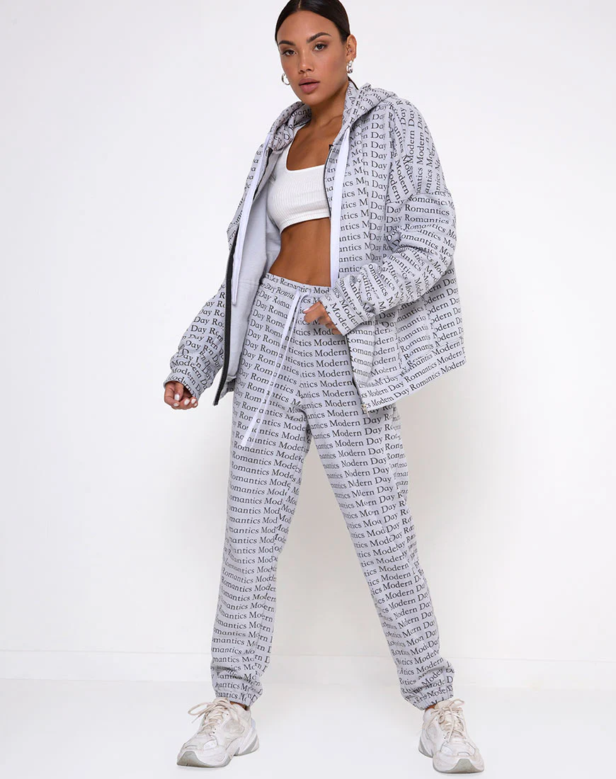 Basta Jogger in Modern Day Romantics Grey - Awmao