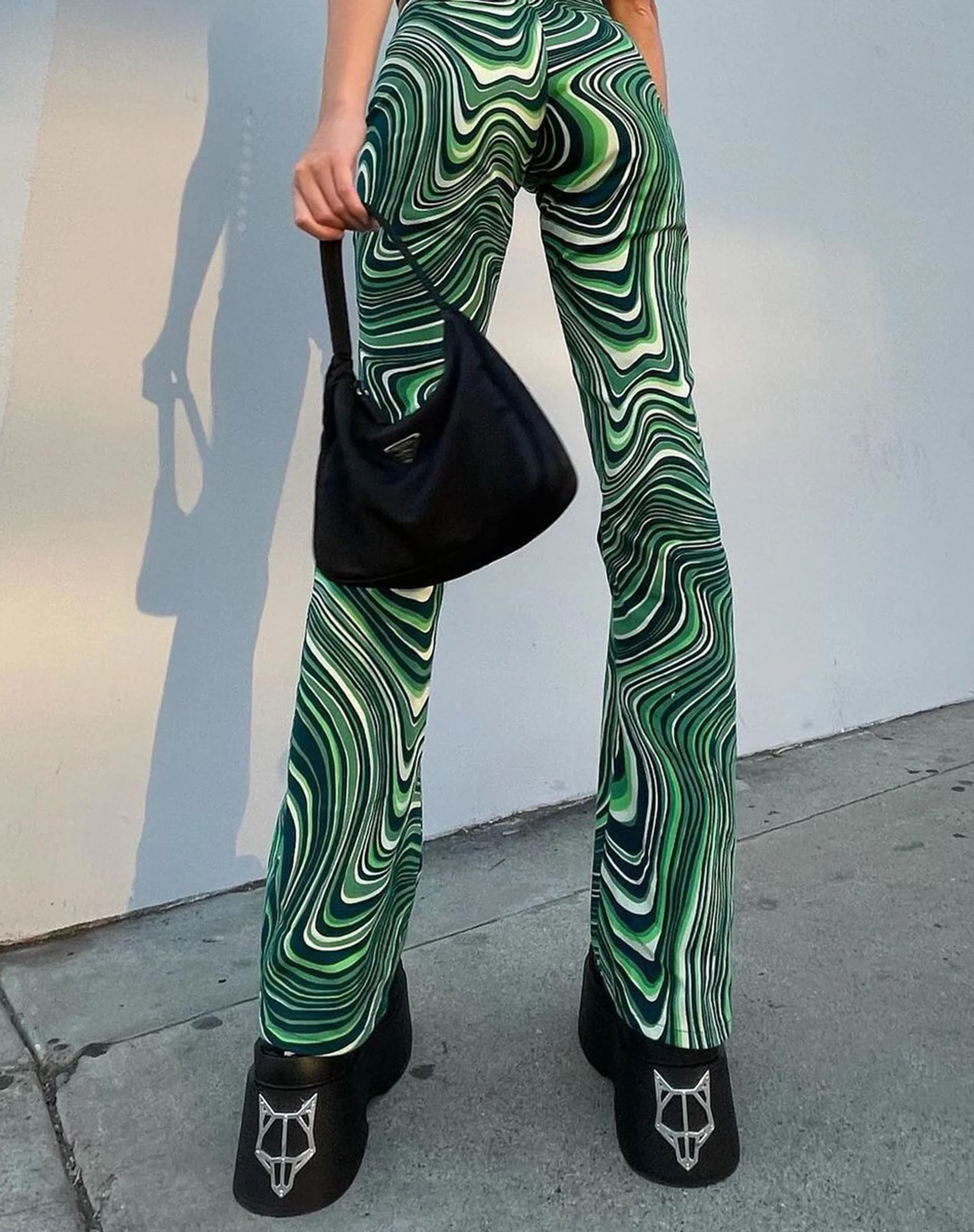 Coban Trouser in 70's Ripple Green - Awmao
