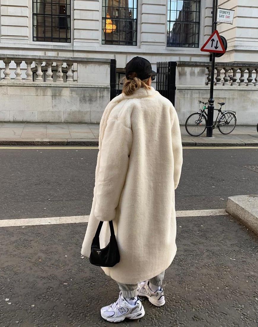 Terence Coat in Ivory - Awmao