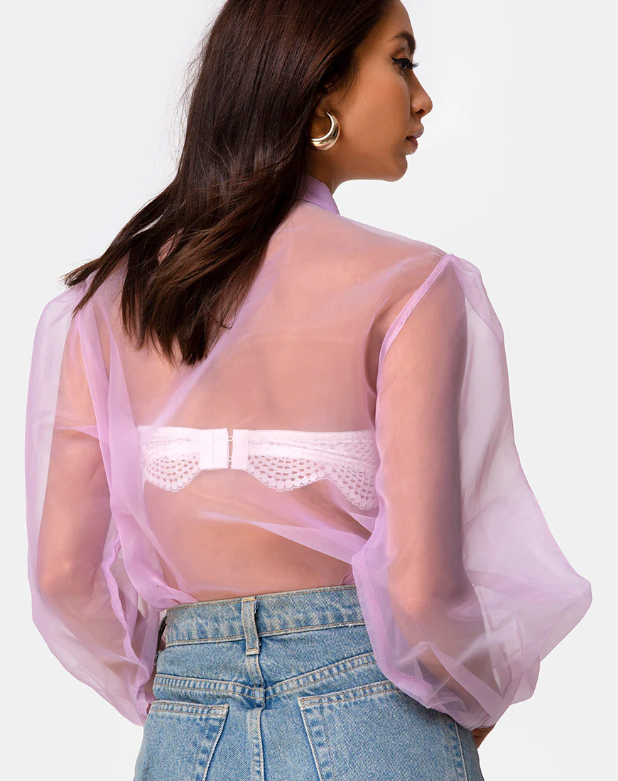 Makiza Top in Lilac - Awmao