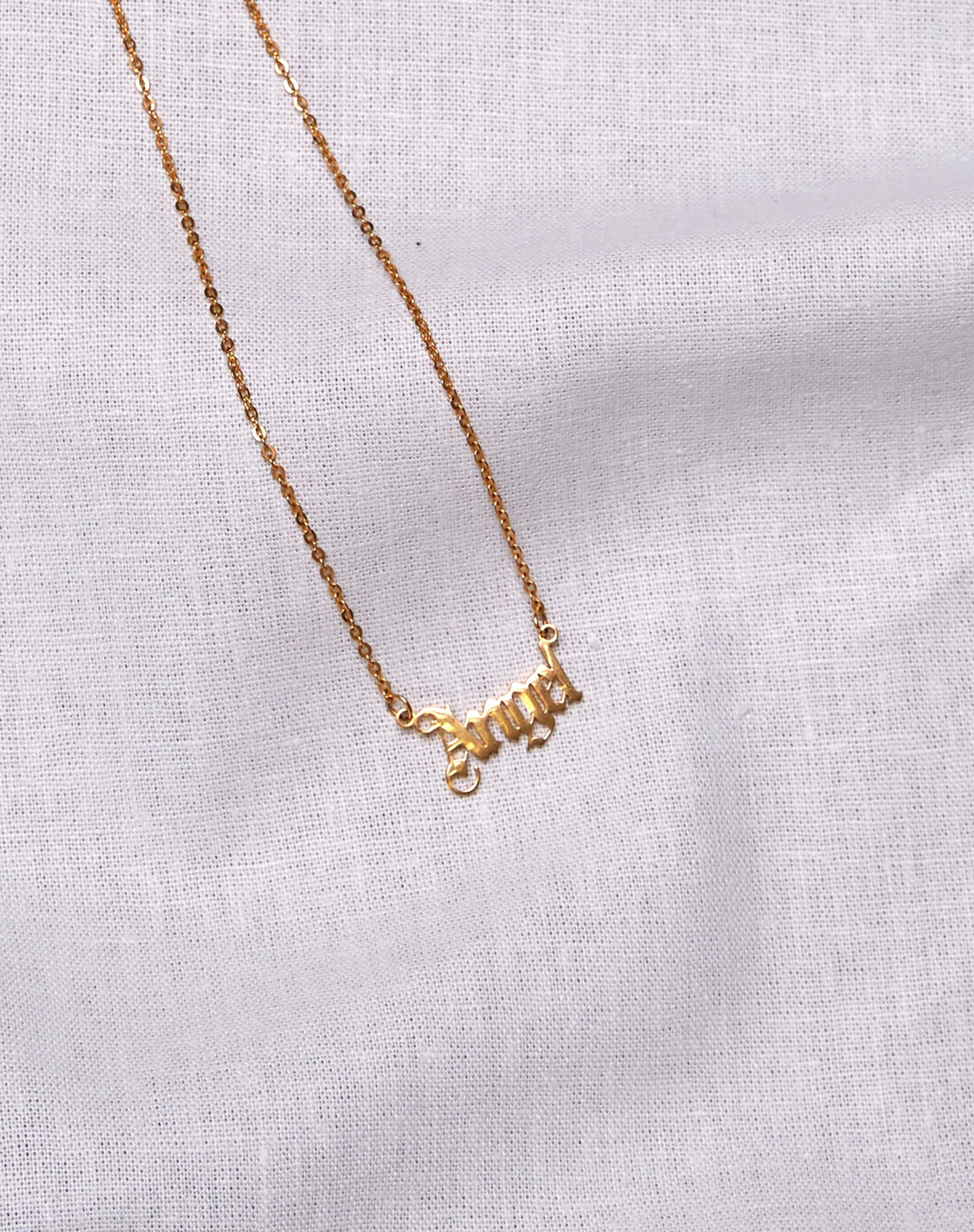 Necklace in Angel Gold - Awmao